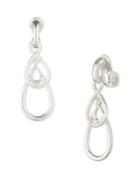 Anne Klein New York Textured Large Double Drop Earrings