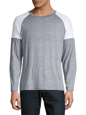 Lord Taylor Colorblock Raglan Long Sleeve Tee