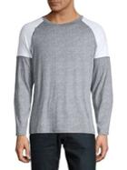 Lord Taylor Colorblock Raglan Long Sleeve Tee