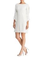 Lauren Ralph Lauren Petite Bell-sleeve Stretch Crepe Dress