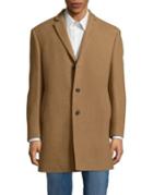 Calvin Klein Prosper Wool-blend Single-breasted Topcoat