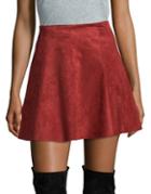 Bb Dakota Faux Suede Mini Skirt