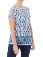 Olsen Island Breeze Cold Shoulder Top