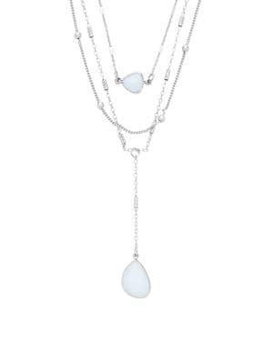 Design Lab Sterling Silver Multi-strand Necklace