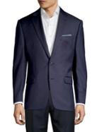 Lauren Ralph Lauren Solid Wool-blend Suit Jacket