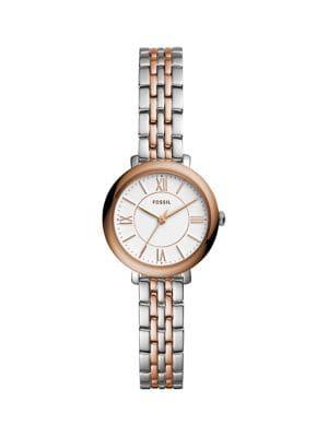 Fossil Jacqueline Stainless Steel Bracelet 3-hand Watch