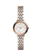 Fossil Jacqueline Stainless Steel Bracelet 3-hand Watch