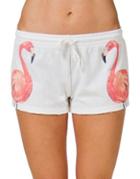 Pj Salvage Flamingo Printed Shorts