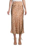 Free People Normani Leopard-print Long Skirt
