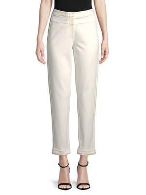 H Halston Slim Cuffed Pants