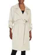 Vince Camuto Wrap-front Trenchcoat