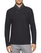 Calvin Klein Shawl Collar Button Sweater