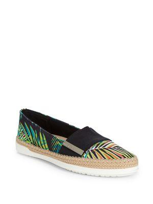 Anne Klein Printed Leaf Espadrilles