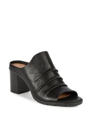 The Flexx Aim To Pleat Leather Mules