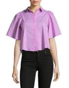 Highline Collective Open Back Button Down Shirt
