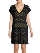 Calvin Klein Swim Lace V-neck Tunic