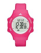 Adidas Digital Pink Polyurethane Strap Watch