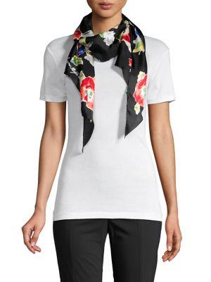 Lauren Ralph Lauren Silk Floral Scarf
