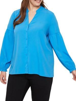 Junarose Plus Kasiuz Long Sleeve Blouse