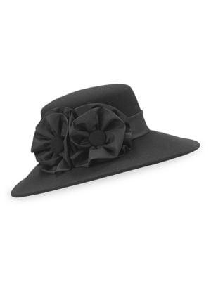Giovannio Rosette-trimmed Bolera Dress Hat