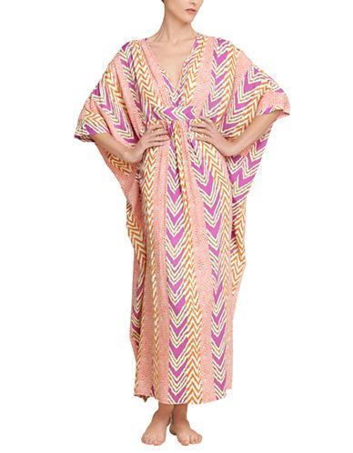 N Natori Ikat Print Caftan