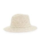 Vince Camuto Cotton Slub Yarn Pattern Hat
