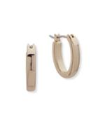Lauren Ralph Lauren Crystal Small Oval Hoop Earrings