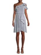 Calvin Klein Ruffle One-shoulder Dress