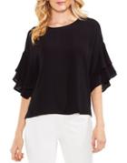 Vince Camuto Drop Shoulder Tiered-sleeve Blouse