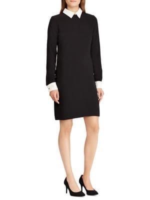 Lauren Ralph Lauren Layered Crepe Dress