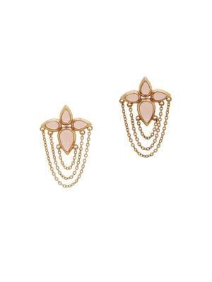 Sole Society Flower Stud Earrings