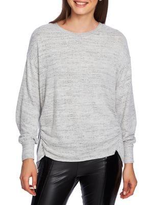 1.state Heathered Crewneck Sweater