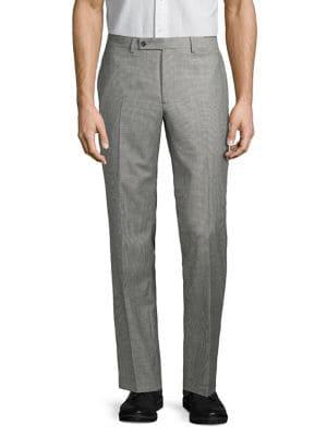 Lauren Ralph Lauren Mini Houndstooth-print Wool-blend Dress Pants