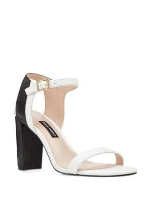 Nine West Nemble Leather Ankle-strap Sandals