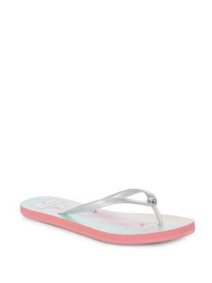 Kate Spade New York Graphic Rubber Flip Flops