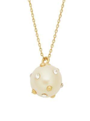 Kate Spade New York Beaded Ball Pendant Necklace