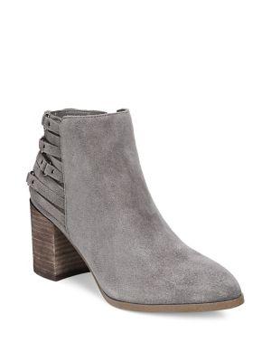 Fergie Boston Multi-strap Suede Booties