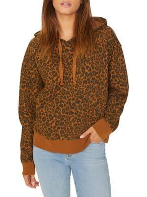 Sanctuary Venice Leopard-print Cotton Hoodie