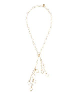 Bcbgmaxazria Triangle Chain Lariat Necklace