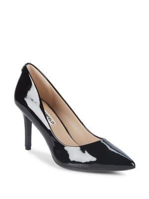 Karl Lagerfeld Paris Royale Patent Leather Pointy Pumps