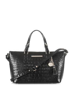 Brahmin Mini Melbourne Asher Leather Satchel