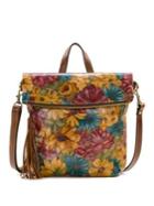 Patricia Nash Fresco Bouquet Luzille Convertible Backpack