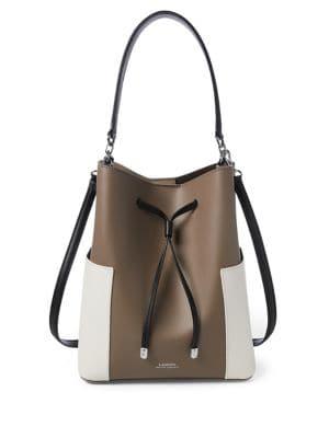 Lauren Ralph Lauren Colorblock Drawstring Bag