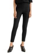 Mango Slim-fit Cropped Trousers