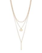 Design Lab Lord & Taylor Three-row Chain Pendant Necklace