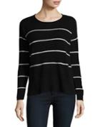 Lord & Taylor Stripe Cashmere Sweater