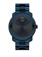 Movado Bold Bold Blue Ip Stainless Steel Bracelet Watch