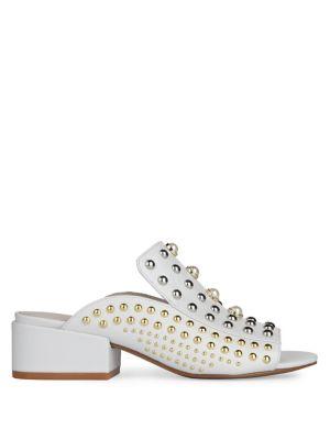 Kenneth Cole New York Farley Studded Open-toe Slides