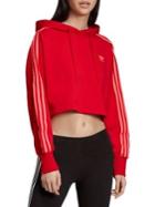 Adidas Cropped French Terry Hoodie