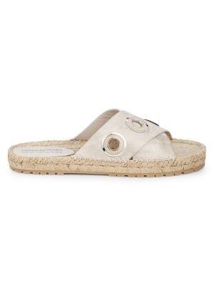 Donald J Pliner Elda Grommet Espadrille Slides